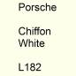 Preview: Porsche, Chiffon White, L182.